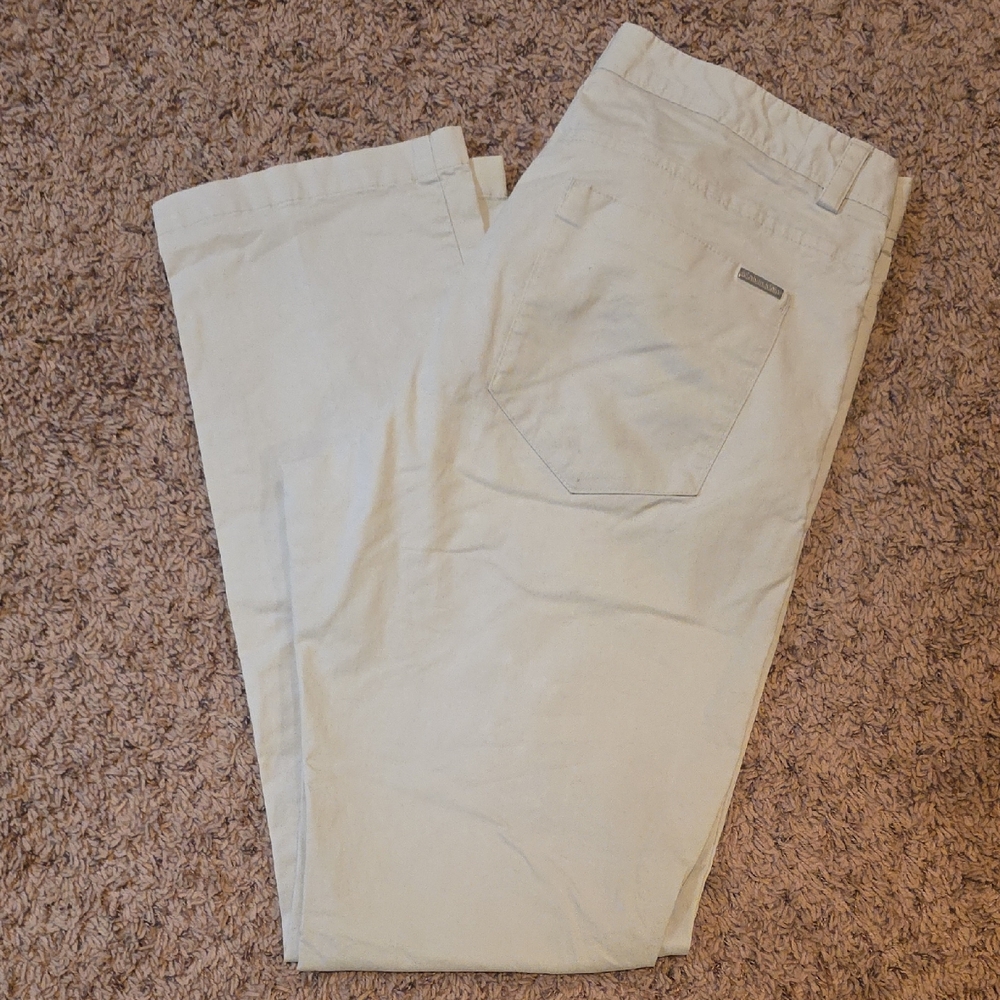 Calvin Klein Men's Light Khaki Chinos
